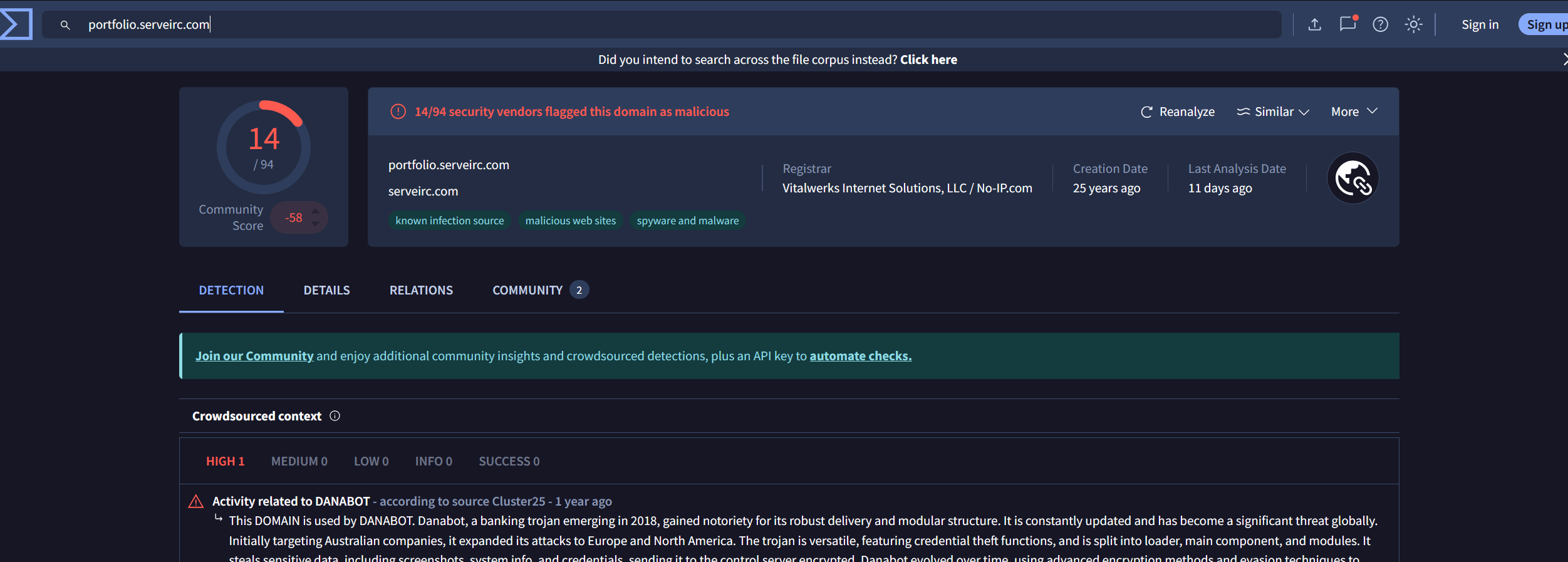 Confirming attacker IP in traffic